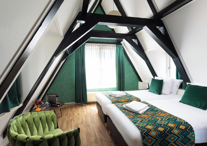 Bedroom 5, Boutique Hotel des Arts, Amsterdam