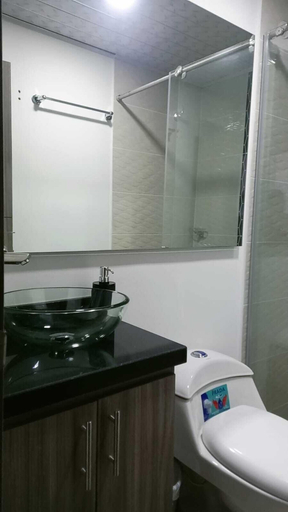 Bathroom, Aparta Hotel Los Nogales, Santafé de Bogotá