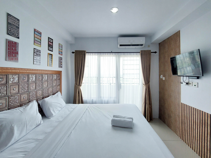 Bedroom 3, Good and Homey Studio at Skyview Medan Apartment By Travelio, Medan