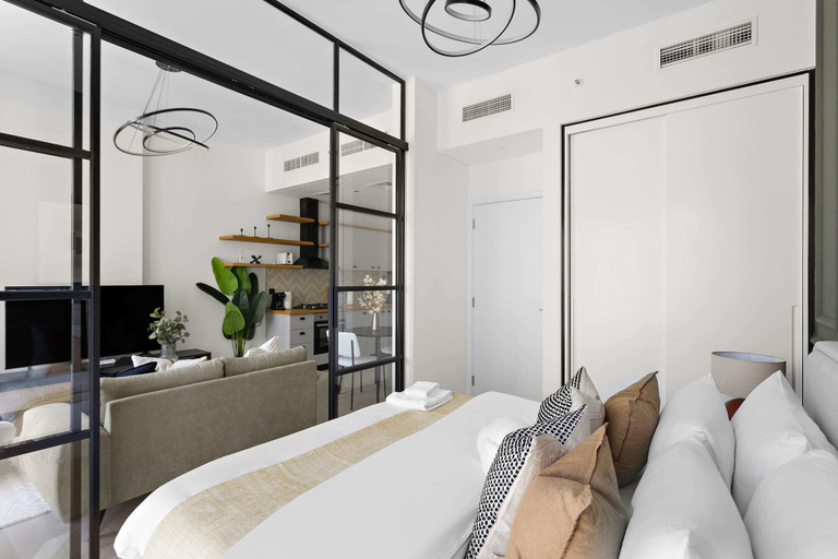 Bedroom 2, Silkhaus Socio Towers Dubai Hills, Dubai