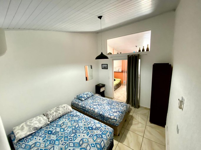 Bedroom 3, Chale em Maresias - Quintal Privativo - Pet Friendly 4 Hospedes, São Sebastião