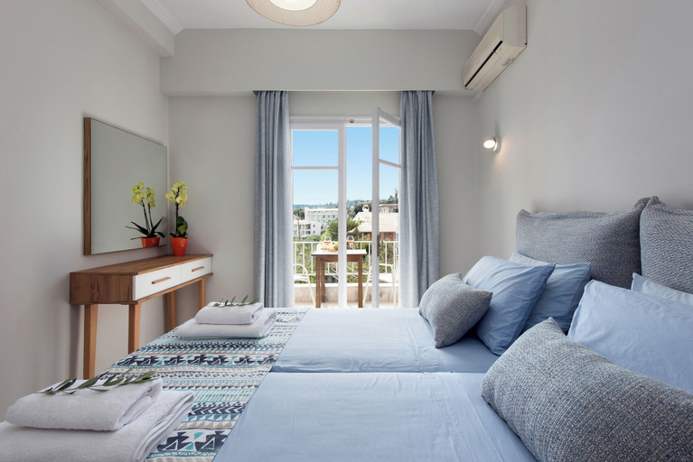 Bedroom 4, Marietta's Resort by Konnect, Gouvia Corfu, Ionian Islands