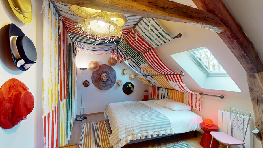 Bedroom 4, Château de Saint-Clair, Seine-Maritime