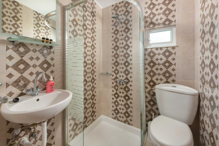 Bathroom 3, Beach Pearl - Beach Front House with Private Pool, South Aegean