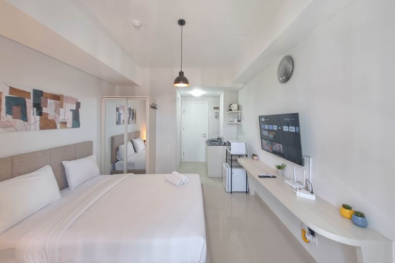 Bedroom 2, Comfortable and Homey Studio Room at Barsa City Apartment By Travelio, Sleman