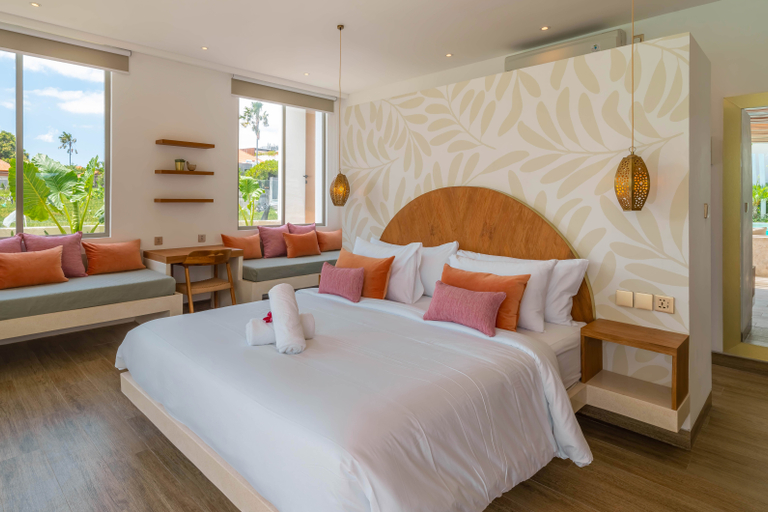 Bedroom 3, Villa Vida : Luxurious New Designer Villa Next to the Beach, Badung
