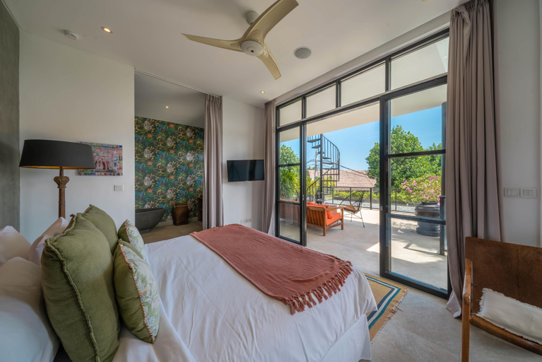 Bedroom 3, Villa Boa Canggu Beachside Villa - CHSE Certified, Badung