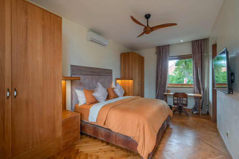 Bedroom 3, Ayala Saya: Brand New Lux 4BR Pererenan Villa, Badung
