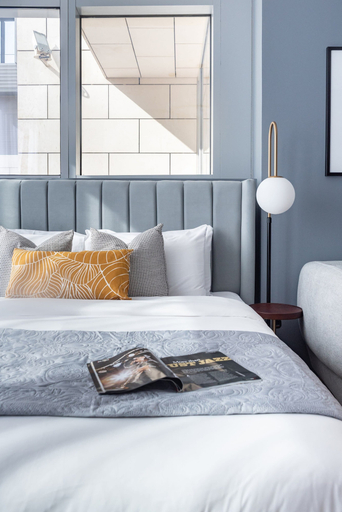 Bedroom 3, Silkhaus Comfy Studio in Difc Gym Pool Balcony, Dubai