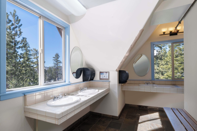 Bathroom 5, Clair Tappaan Lodge, Nevada
