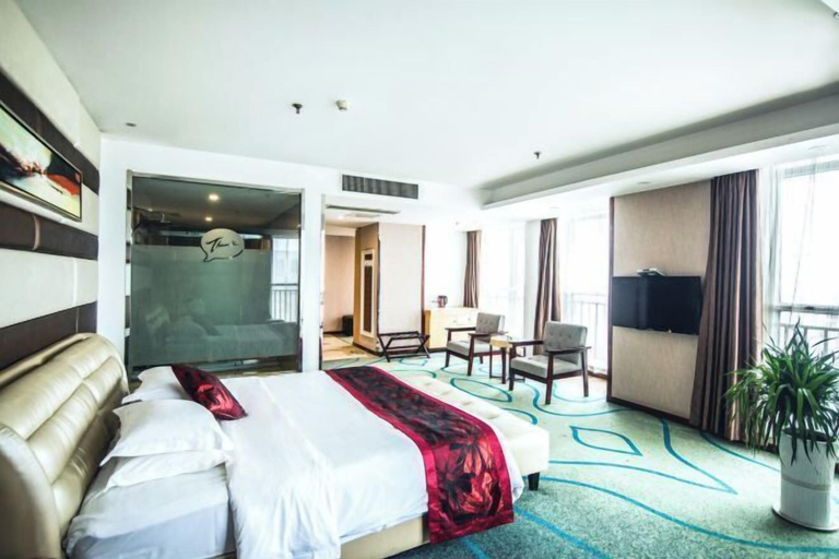 Bedroom 3, Thank You Intercity Hotel (Junan Leshang Building), Linyi
