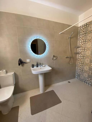 Bathroom, sea view villa with garden, Agadir-Ida ou Tanane