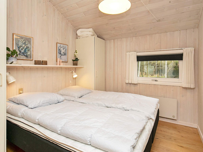 Bedroom 3, Spacious Holiday Home in Jutland With Outdoor Whirlpool, Jammerbugt