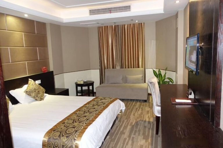 Bedroom 3, Dongfang Haomen Wangting Boutique Hotel, Huzhou