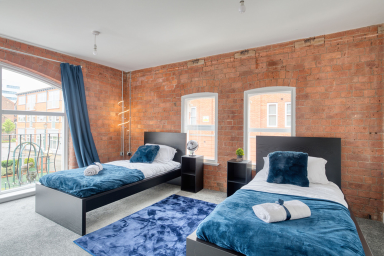 Bedroom 3, City Flat in Hull-silvester Street-free Parking, Kingston upon Hull