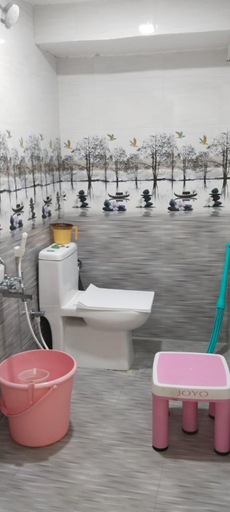 Bathroom 2, P V J RESIDENCY HOME Stay, East Godavari
