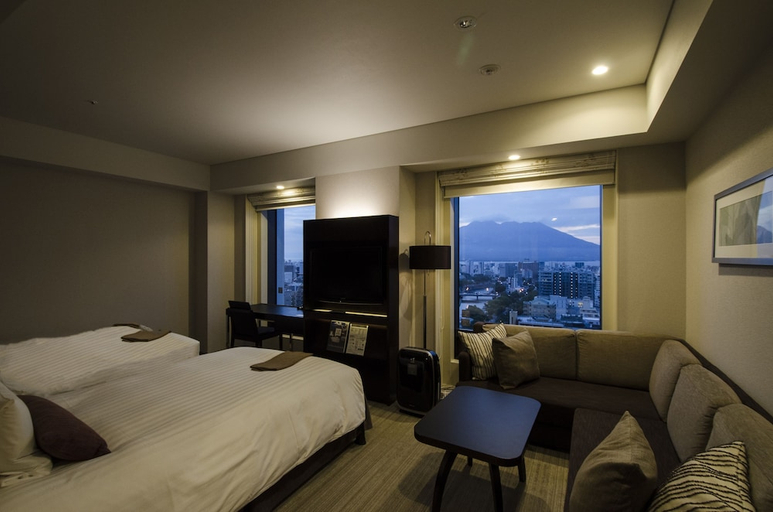 Bedroom 2, Solaria Nishitetsu Hotel Kagoshima, Kagoshima