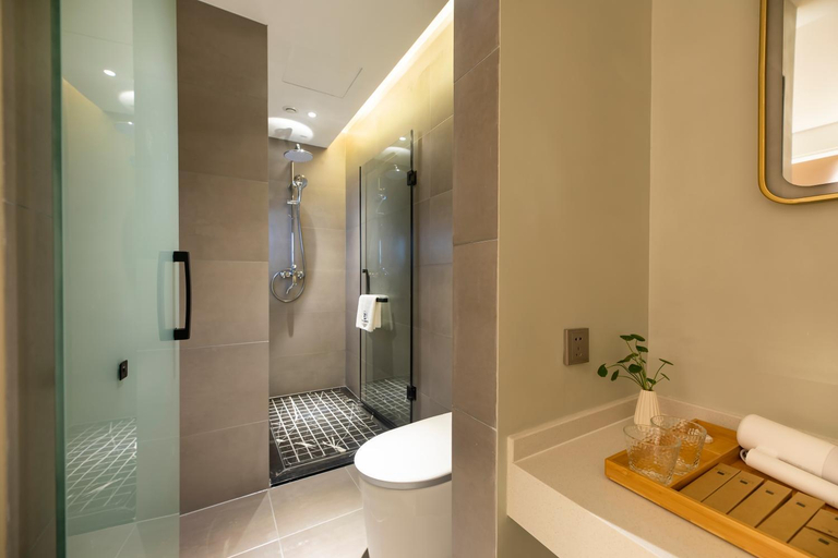 Bathroom 3, Mount Huangshan yunqu Qinxiang B& B- Huangshan Mountain Scenic Area Tangkou South Gate Interchange C, Huangshan
