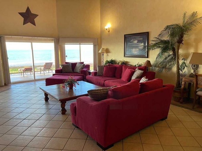 Living area 2, Stunning 3 Bedroom Beach Villa on Sandy Beach at Las Palmas Beachfront ResortV18 3 Villa by RedAwning, Puerto Peñasco