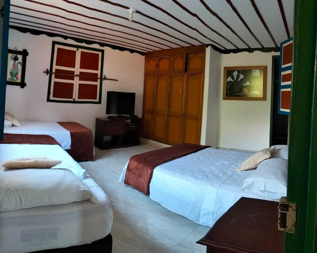 Bedroom 3, FINCA EL PÓRTAL, Alcalá