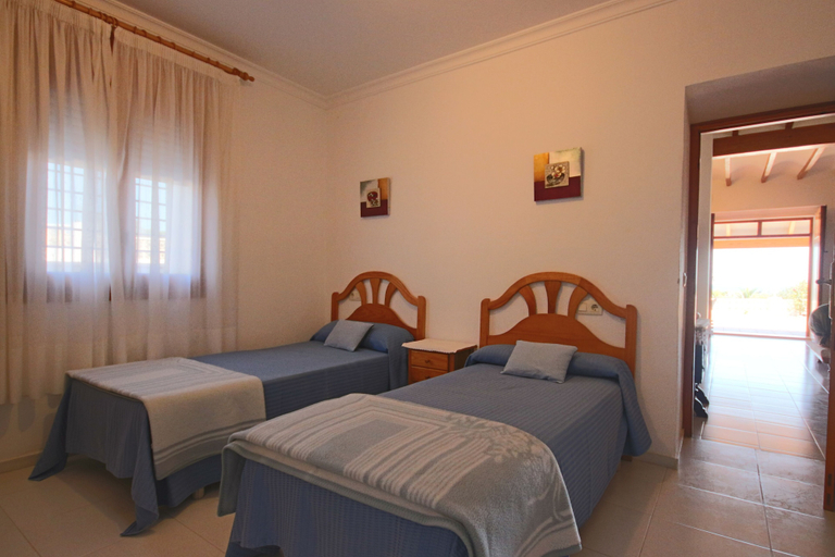 Bedroom 3, Low Price 4 Bedroom Villa With Nice View Over The Sea, Private Pool, Wifi, BBQ, Alicante