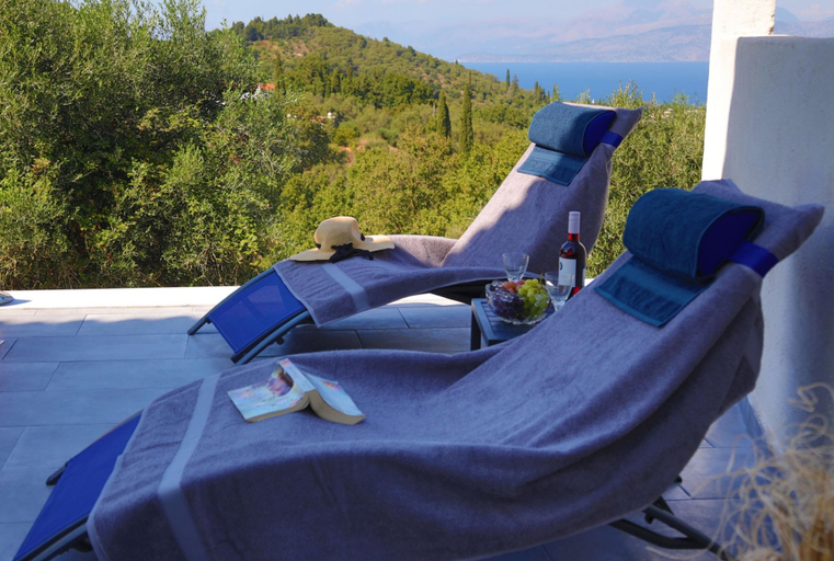 Terrace/patio, Villa Arilia in Ionian Islands, Ionian Islands
