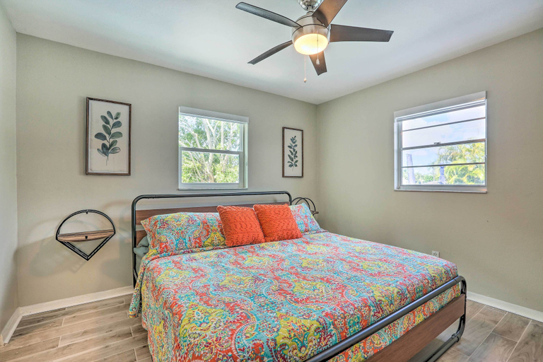 Bedroom 3, Airy Canal-front Oasis in Cape Coral w/ Pool!, Lee