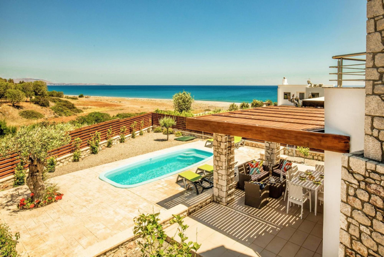 BBQ/picnic area, Villa Dias in Rhodes, South Aegean
