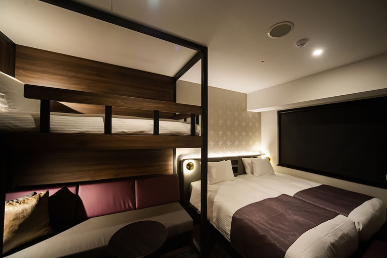 Bedroom 2, Grids Premium Hotel Osaka Namba, Osaka