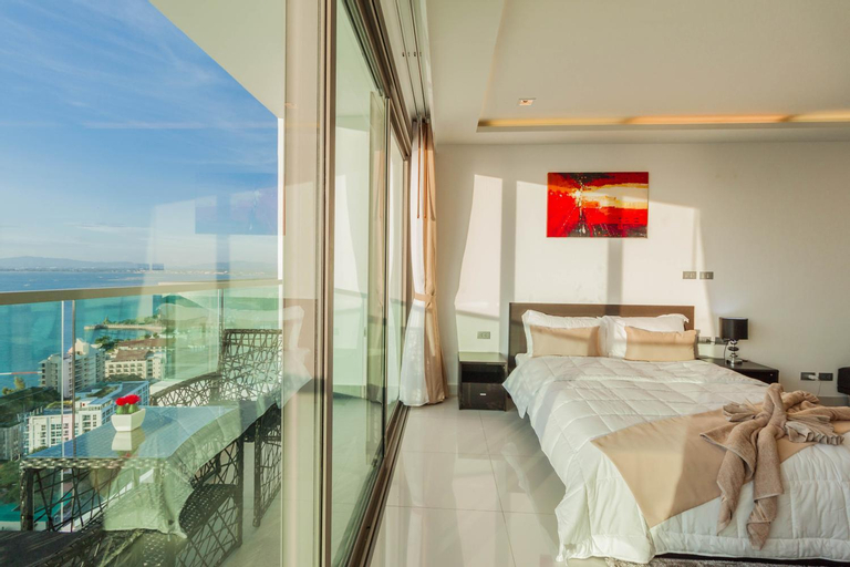 Bedroom, Wongamart Tower by Pattaya Sunny Rentals, Pattaya