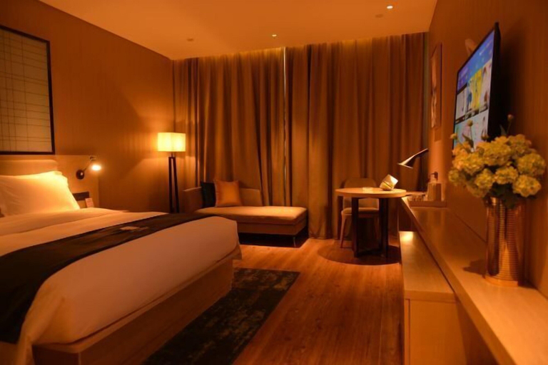 Bedroom 2, Echarm Hotel (Hong'an Zidong Xincheng), Huanggang