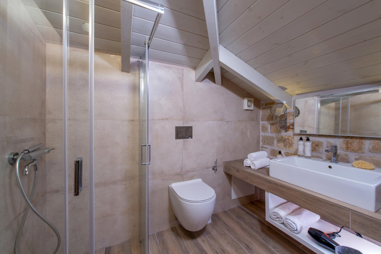Bathroom 5, Villa Niragia With Magnificent View, Crete