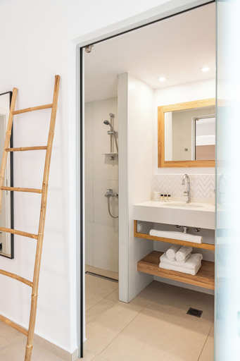 Bathroom 5, Sea Breeze Hotel, Crete