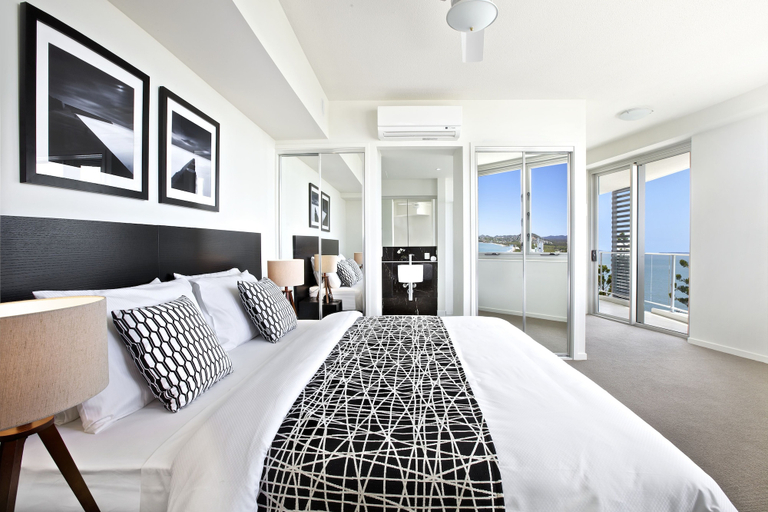 Bedroom 3, Oshen Holiday Apartments Yeppoon, Livingstone - Pt B