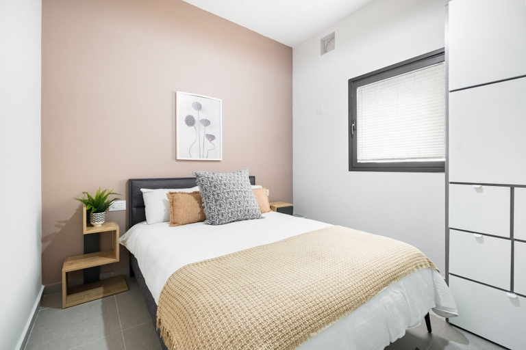 Bedroom 3, Modern Haven in South TLV by Sea N' Rent