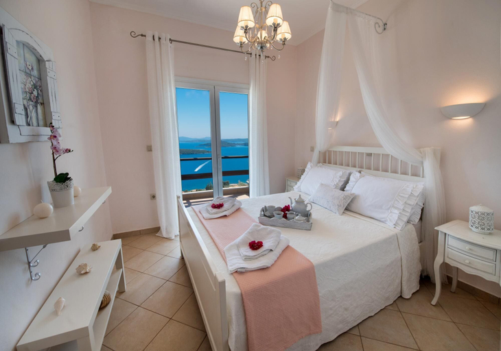 Bedroom 2, Stunning Seaviews Pool Beach - Pasithea, Ionian Islands