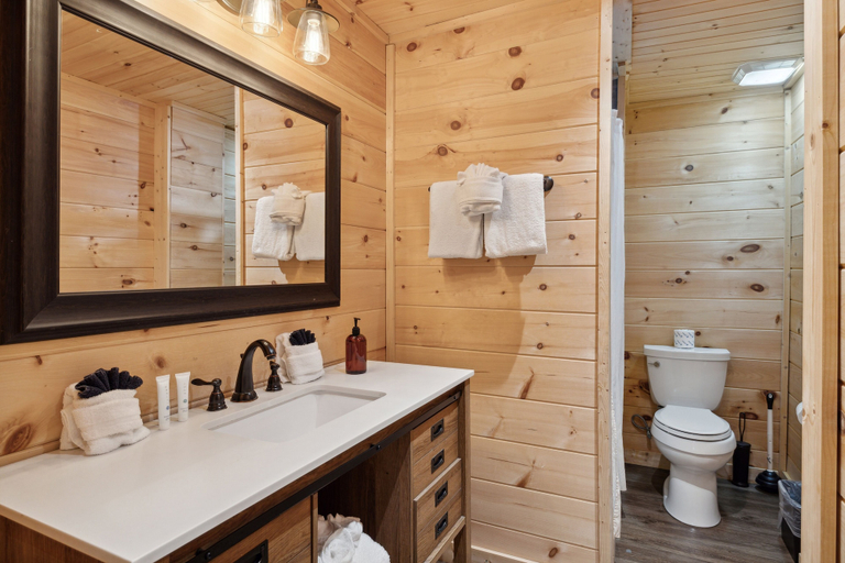 Bathroom 3, Blue Hawk Hideaway 3 Bedroom Cabin by RedAwning, Sevier