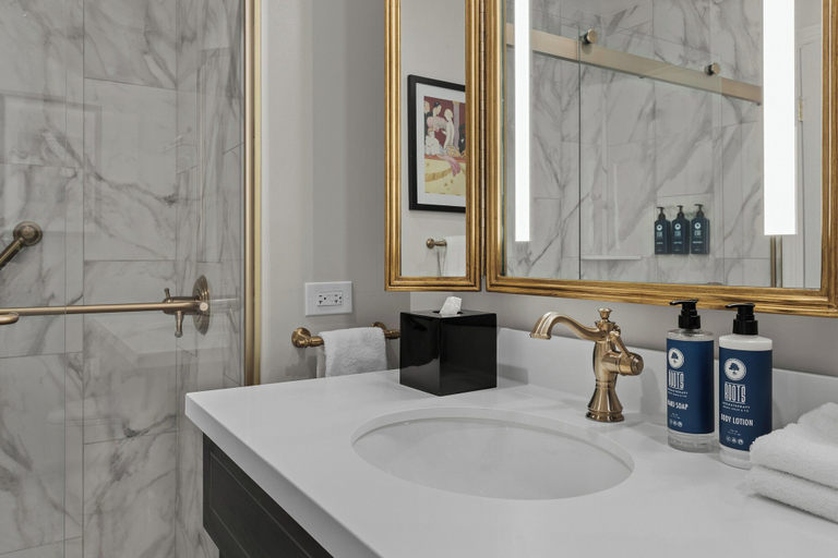 Bathroom 5, Inn At The Opera, San Francisco