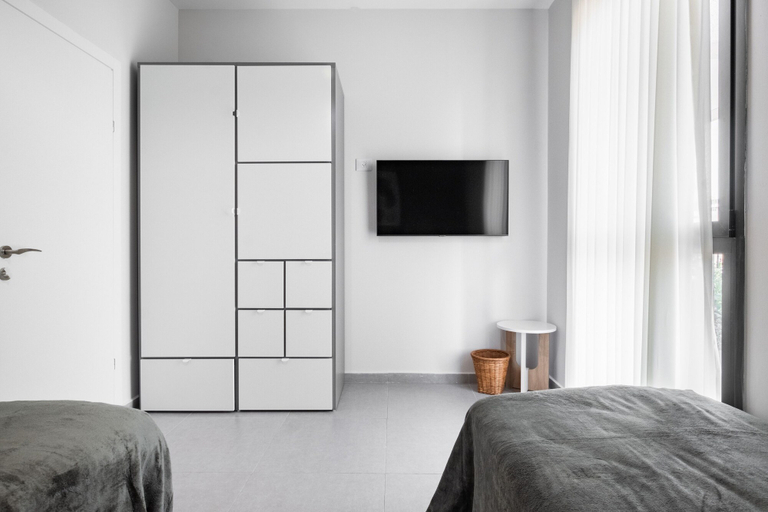 Bedroom 2, Modern Haven in South TLV by Sea N' Rent
