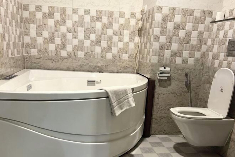 Bathroom 4, Hotel Earth Light, Narayani