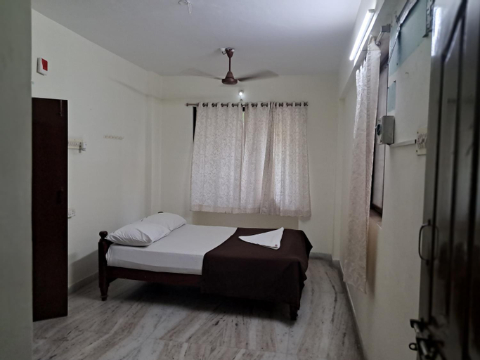 Bedroom 2, Haritha Apartments, Helpful Staff, Near Bus & Railway Station, Geyser, TV, Best priced Family-Only A, Chittoor