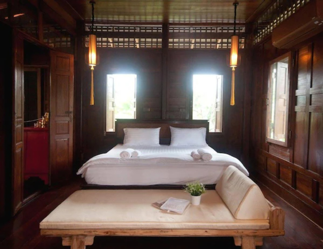 Bedroom 3, Baankwaeom Boutique Homestay Amphawa บ้านแควอ้อม บูติคโฮมสเตย์, Amphawa