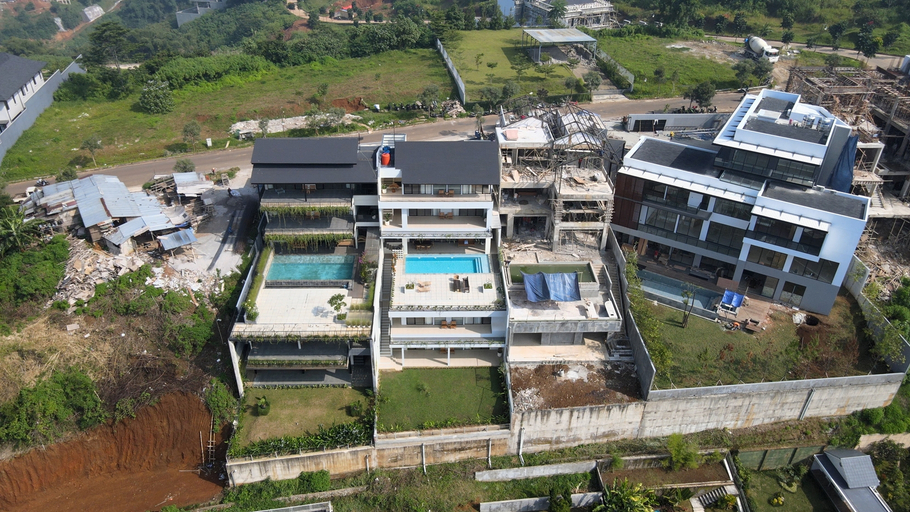 Exterior & Views 5, Jaden Hill Mountain City View Villa 8 Bedrooms With a Private Heated Swimming Pool and a Movie Room, Bandung