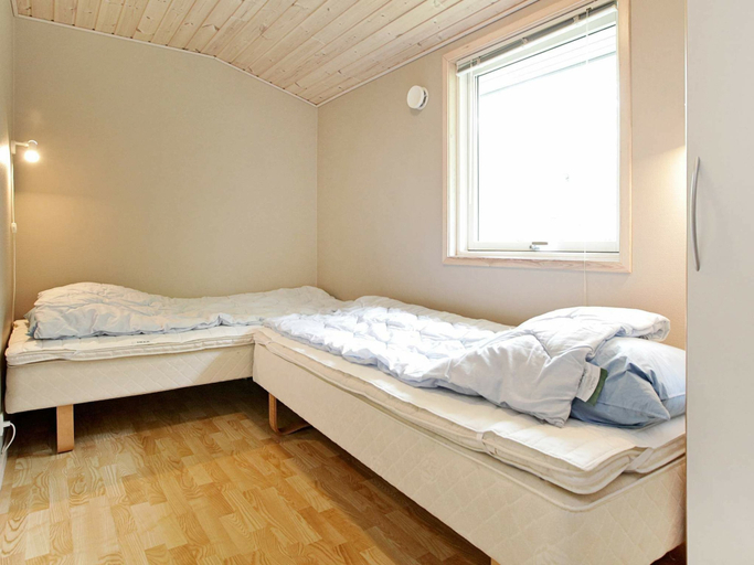 Bedroom 2, Modern Holiday Home With Whirlpool in Væggerløse, Guldborgsund