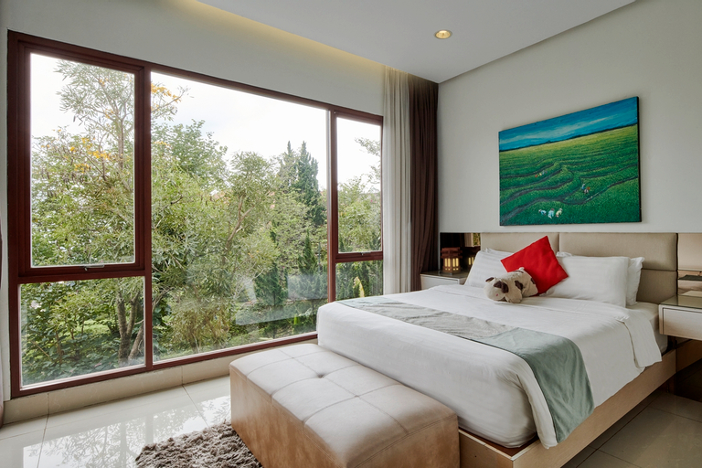 Bedroom 3, Oyama City View Villa 4 bedrooms with a private swimming pool, Bandung