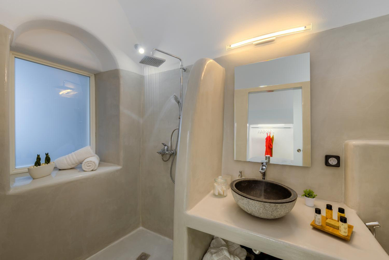 Bathroom 4, Antrum Cave Villa, South Aegean
