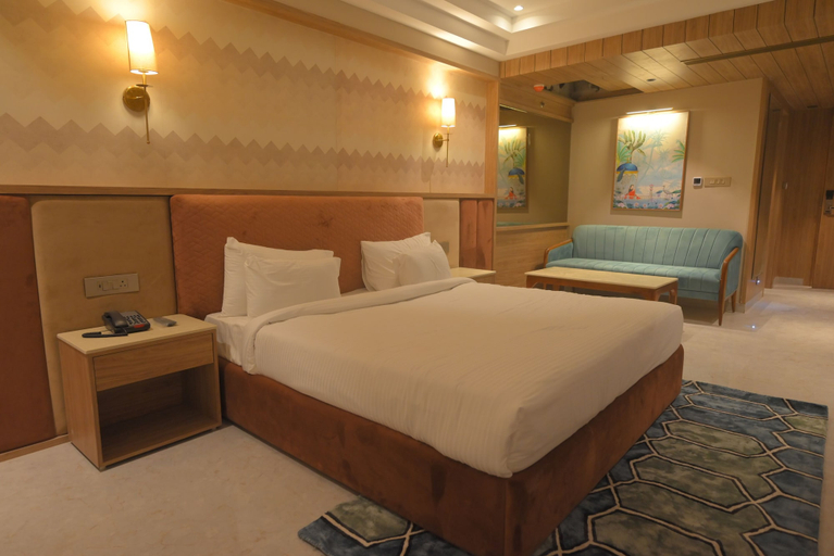 Bedroom 1, Orchid Heritage, Mathura