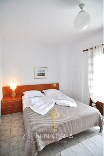 Bedroom 3, Zennova 43 Pirgadikia Sky & Sea Home, Central Macedonia