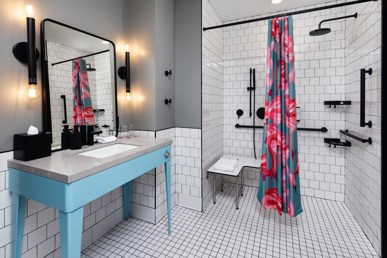 Bathroom 4, Moxy Madison Downtown, Dane