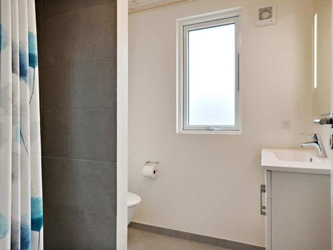 Bathroom, 5 Star Holiday Home in Norre Nebel, Varde
